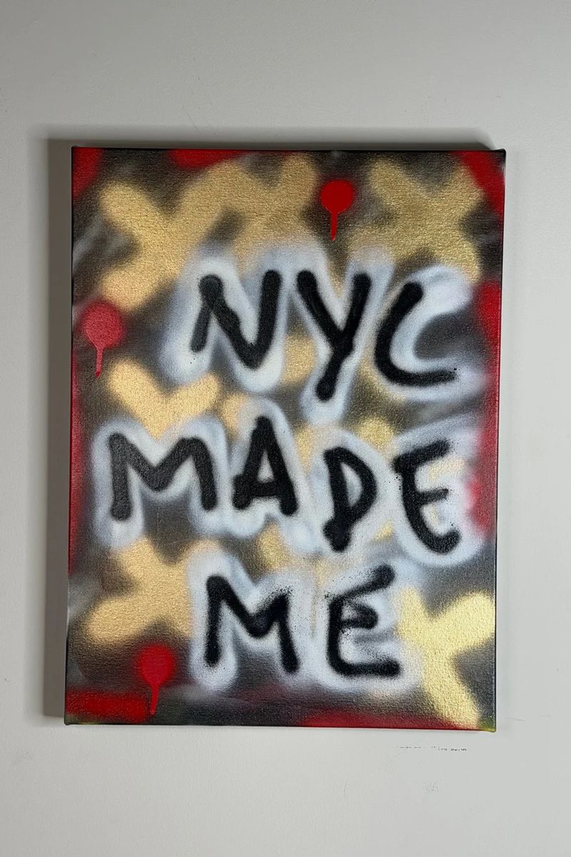 NYC Made Me — Evolution, painting by Johnny X
