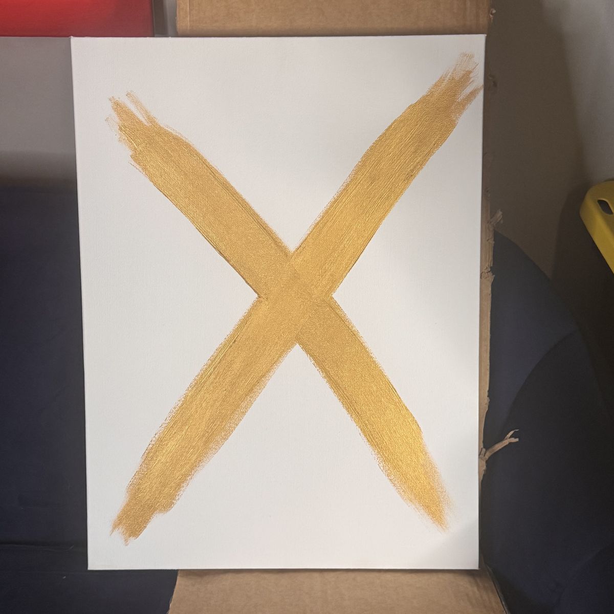 The First X, painting by Johnny X