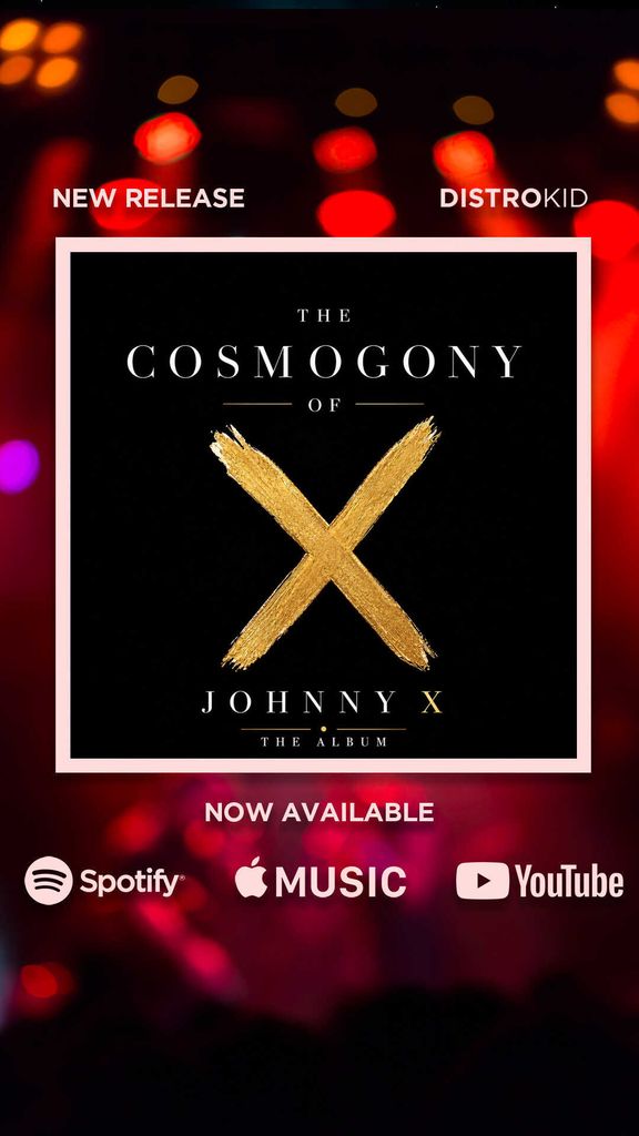 Campaign concept mockup for The Cosmogony of Johnny X