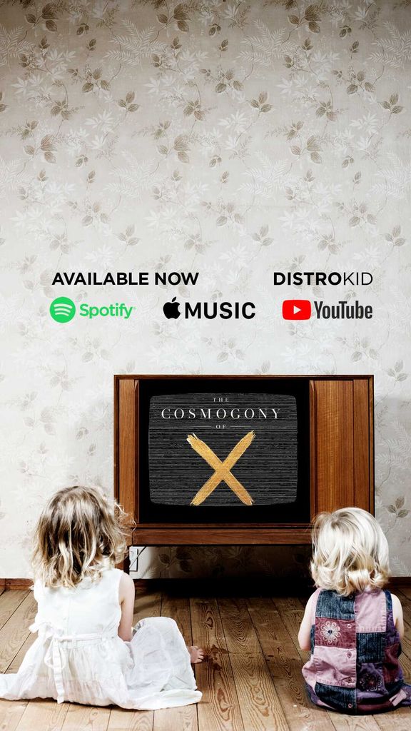 Campaign concept mockup for The Cosmogony of Johnny X
